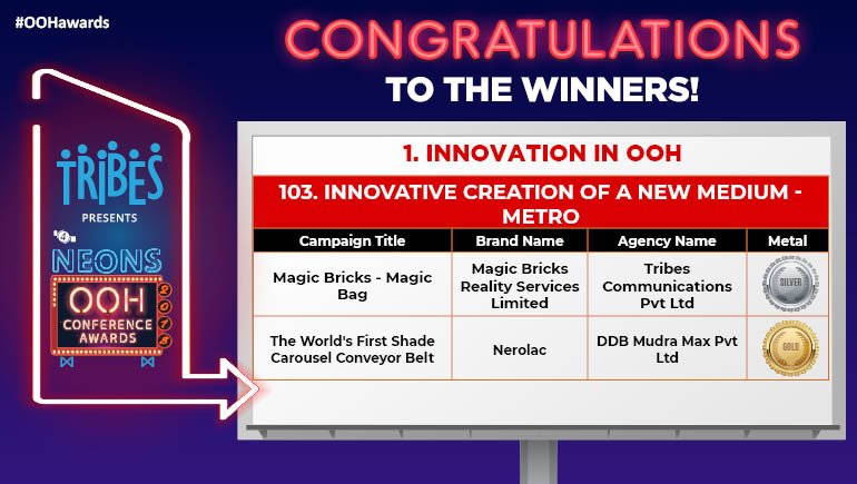 e4mevents's tweet image. You have proved to emerge out as a shining star.  Many Congratulations on your success.

#TribesCommunication @DDBMudra_Group @magicbricks @Nerolac_Paints 

#OOHawards