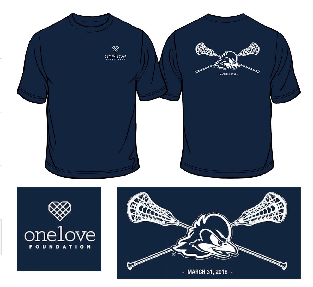 OneLove works to end relationship abuse by educating young people about healthy & unhealthy relationships. @DelawareMLAX  @DelawareWLax Non-Profit Doubleheader Fundraiser Supporting the @Join1Love Foundation Get shirt here:  udapps.nss.udel.edu/casforms/wlax/…  #ThatsNotLove #TeamOneLove