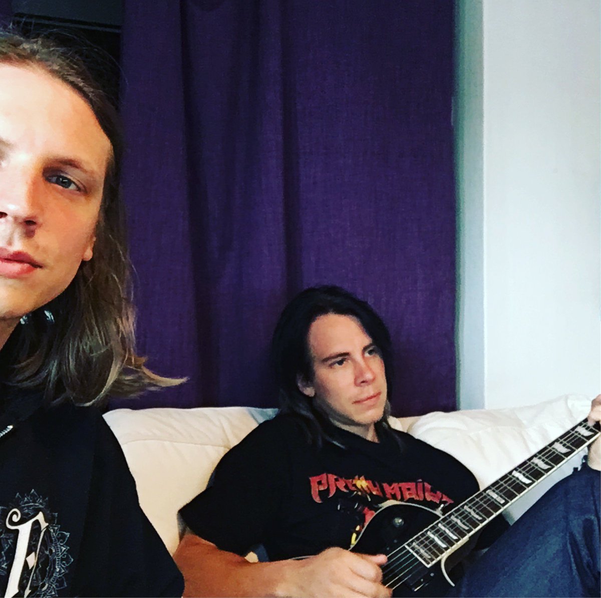 New VLOG Episode On Friday 15:00 SE time. In this video we'll cover pre-production and demoing of guitars! We did not release a VLOG last friday because we released habits :) If you havent yet listen  here: bit.ly/FIRSTBORNHABITS This pic is from summer 2017 when we did pre-prod