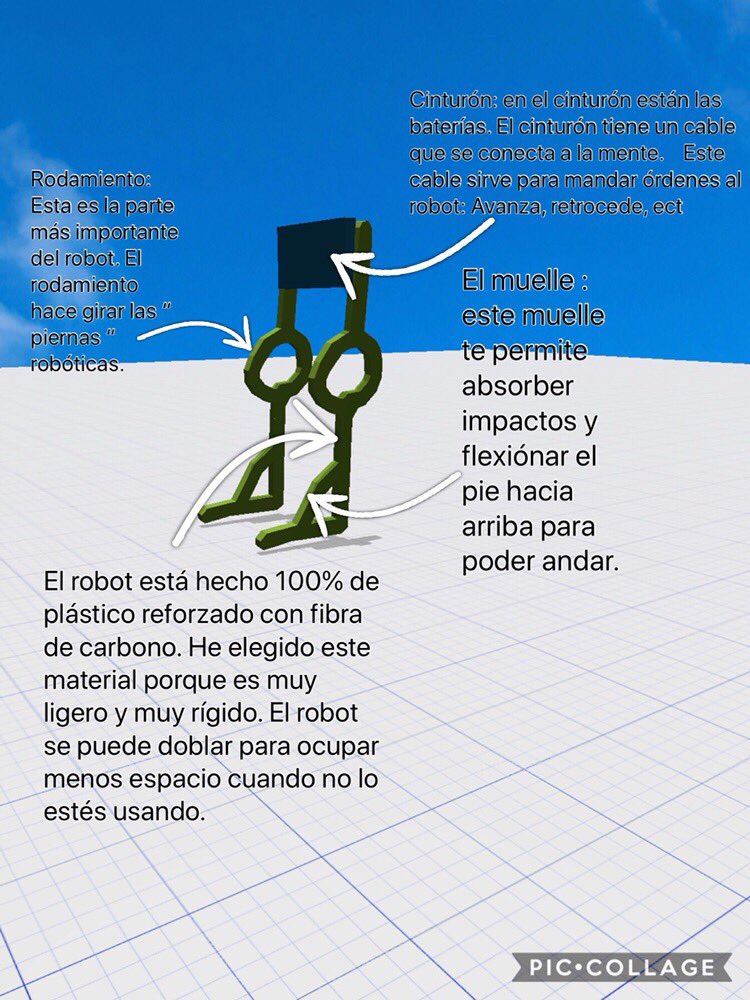 methok_lbd's tweet photo. Prototipo del robot que nos ayudará a caminar. Alumnos capaces de crear lo que se propongan #designthinking @DesignLab5 #@methok_lbd @newton_college #FutureMinds #creativity #edtech https://t.co/3Zc8by2YGB