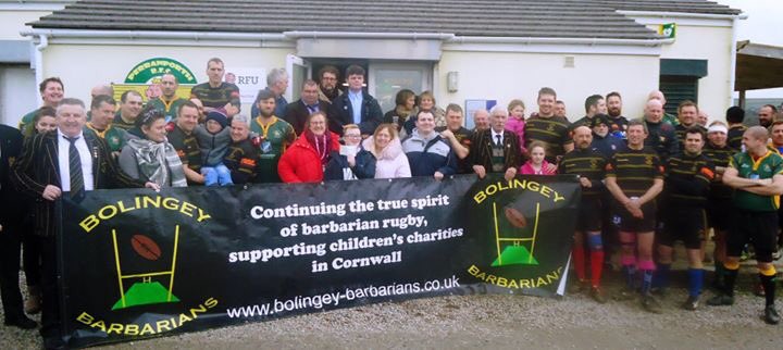 Bolingey Barbarians supporting local charities inside of Cornwall to help our disadvantaged children 🏉👍 #vetsrugby #charity #disadvantagedchildren #cornwall