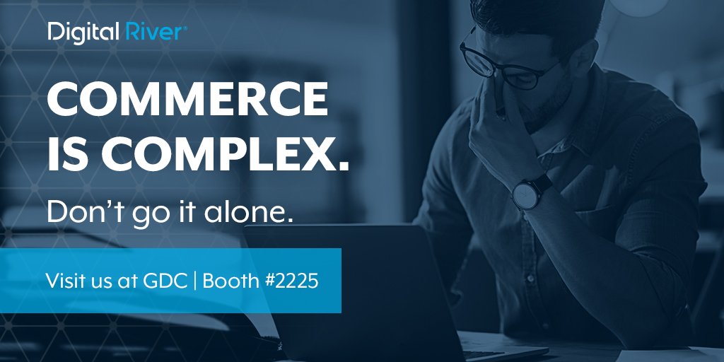 DigitalRiverInc's tweet photo. #GDC18 Expo starts today! Stop by booth #2225 for a t-shirt and a chance to win a @NVIDIAGeForce GTX 1060 graphics card. https://t.co/vguWrJRdZC https://t.co/bVw4mzvW4c