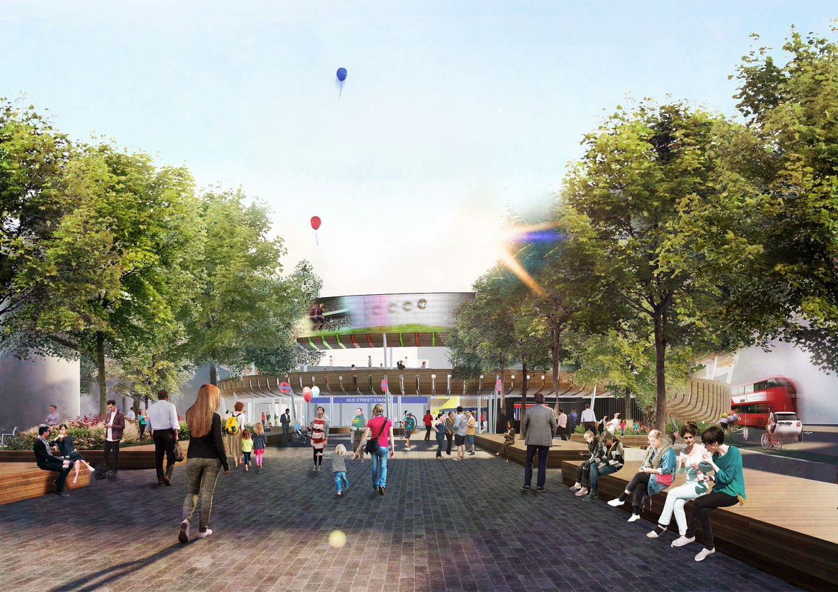 Congratulations to <a href="/NHA_llp/">Nicholas Hare Architects</a>  and their design team - Old Street Park has been judged one of the best design ideas for Old Street Roundabout 'iconic gateway' and public space. More info: socsi.in/pTMKZ