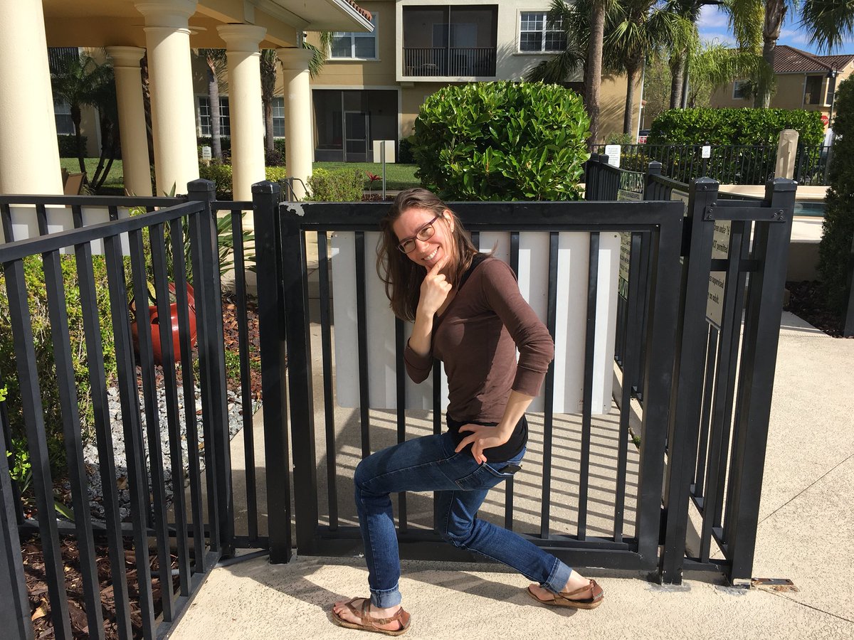 NadLeBlanc's tweet photo. “How do you get out of the pool area?!?” #pushtoexit https://t.co/AscdOVuYd9
