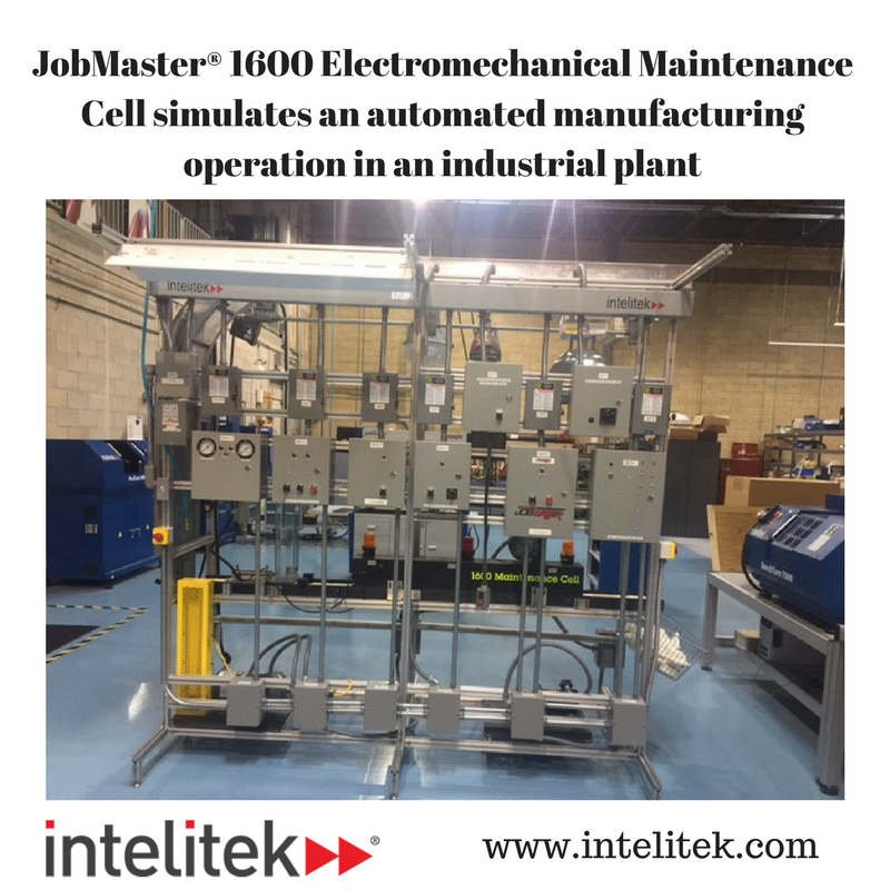 The 1600 Maintenance Cell by Intelitek
Designed by Industry for Industry
#CTE; #Skillsgap; #Industry