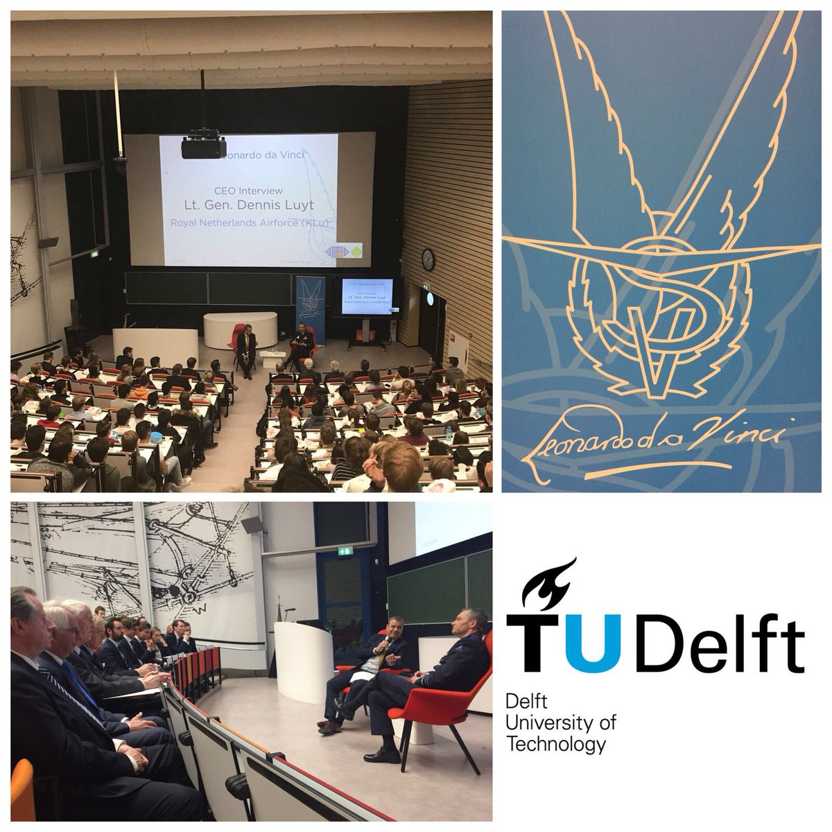 Lijdend voorwerp 😁 in het ‘CEO Interview’ event te <a href="/tudelft/">TU Delft</a>, georganiseerd door <a href="/VSV_daVinci/">VSV LeonardoDaVinci</a>. Boeiend gesprek met aanstormend talent in de Lucht- en Ruimtevaartsector.