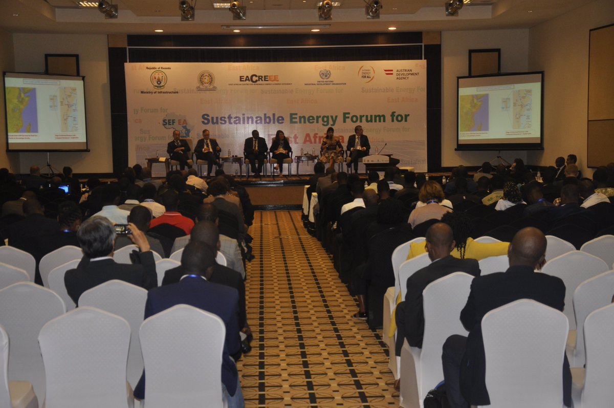 RwandaInfra's tweet photo. Closing session of #SEF4EA: Participants CALLL UPON the #EAC Partner States,Development Partners, Civil Society Organisations and the Private Sector to promote use of low carbon and #CleanCooking fuels &amp; efficient cook stove and industrial technologies @jumuiya @UNIDO @EACREEE4EA https://t.co/XwgzH8bEcX
