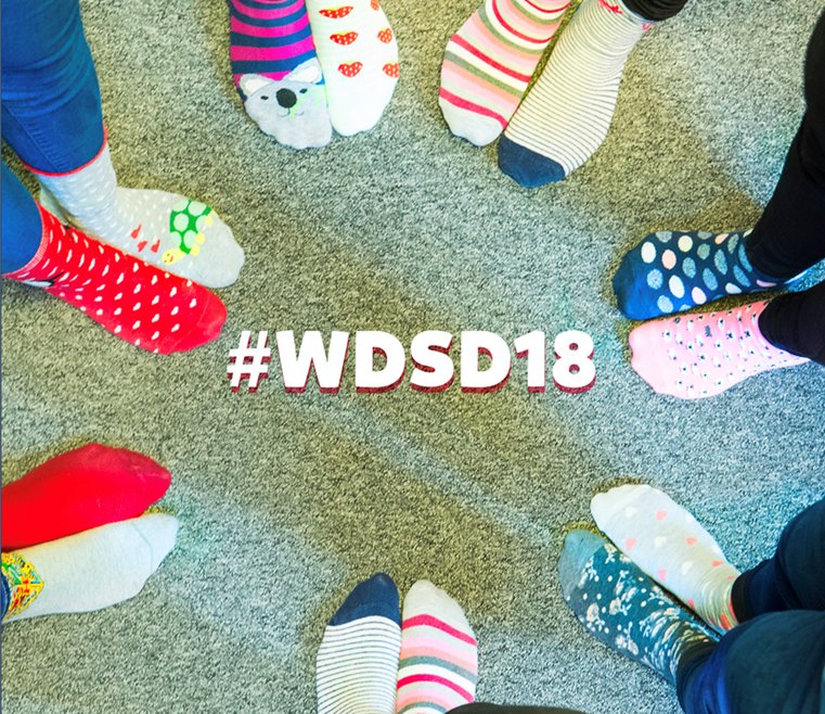 We’re rocking odd socks today in the Touch office, to support #WorldDownSyndromeDay #WDSD18 #LotsOfSocks