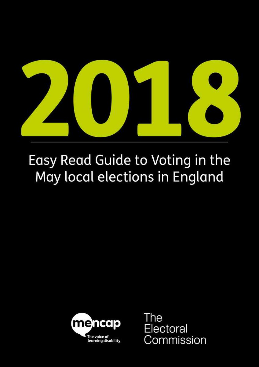 mencap_charity's tweet photo. It is estimated that around 1 in 4 people with a learning disability are not registered to vote. Anyone with local elections in May who is not yet registered should apply online before the 17 April deadline. https://t.co/moF0pV1UT6 #ldvote https://t.co/9EHS3UI7rj
