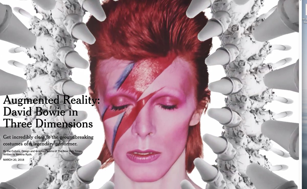 alisonjhead's tweet photo. See what Shyam Sundar says about augmented reality (AR) and the news in our latest #projectinfolit interview, https://t.co/wwW0o6mgzs + check out today's NYT's AR piece on David Bowie @ https://t.co/Cyj210Tuly -- super cool! https://t.co/UzoDEsEY0m
