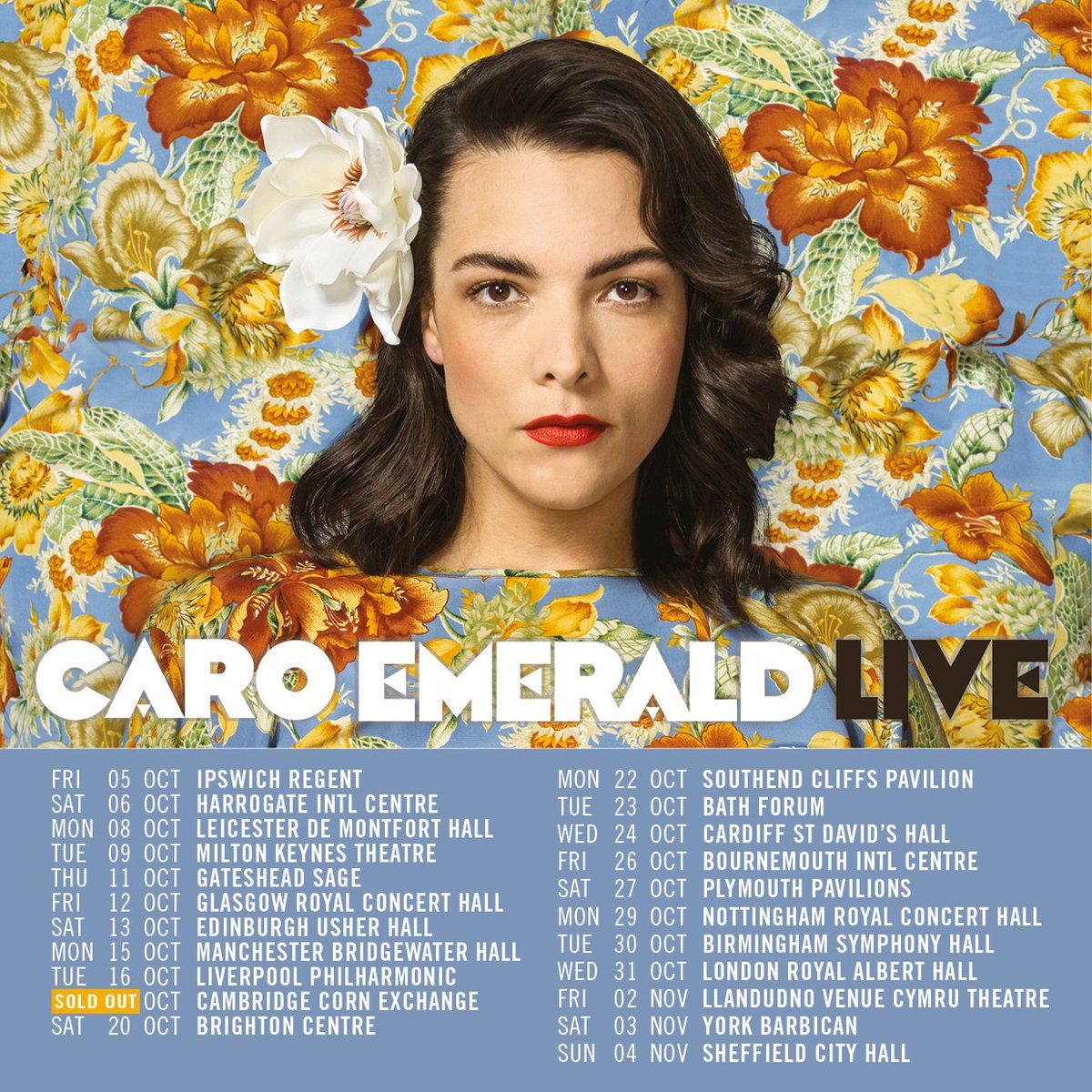 caroemerald's tweet photo. Yes! @CambridgeCornEx is sold out 🎉🎉🇬🇧 #UKTour
https://t.co/o56KZLbTxP https://t.co/sXIxFdrcre