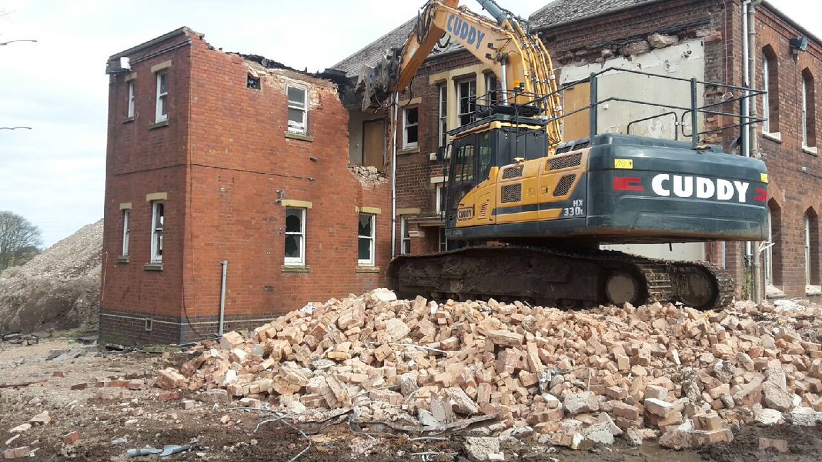 Progressing well at Sellyoak Hospital #demolition #asbestos
