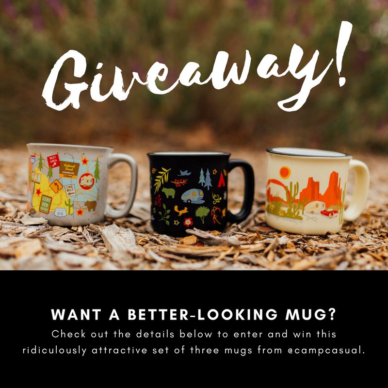 In partnership with our buddies <a href="/CampCasual/">Camp Casual</a>, we're giving away these three kick-ass mugs. To enter: bit.ly/2FYjmzb