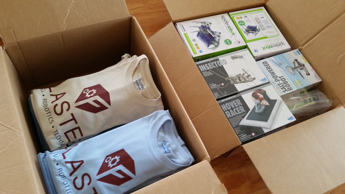 We just received first few shipments for the participants and are all excitied for #HackPCS2018 at <a href="/spcilab/">SPC's iLab</a> on March 24th. Not yet signed up? Do it now as the deadline is 9:00 pm tonight. Register at flastem.com/hackpcs-compet… #Hackathon #STEM #Coding