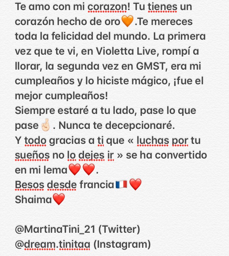 wavesmartina's tweet photo. MIRA POR FAVOR MI AMOR🙏🏻😭❤️
FELIZ CUMPLE TE AMO❤️❤️
@TiniStoessel @marianaluciamuz @FioreAda @alestoeessel 🧡🧡 https://t.co/7sTIV5ZDkC