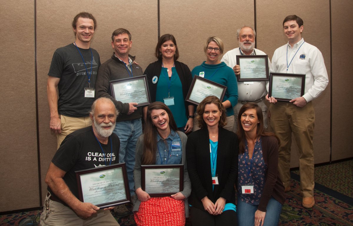 BWRiverkeeper's tweet photo. For Immediate Release: Alabama Rivers Alliance Recognizes Community &amp; State Leaders at Annual River Celebration Awards Banquet in Montgomery
https://t.co/OpSOPTe59W via @alabamarivers https://t.co/KpKvhDXM8t