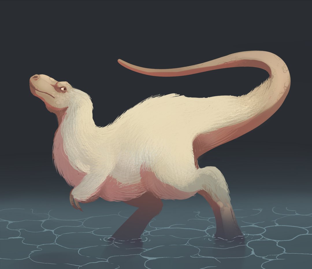 mgdeerla's tweet photo. one fluffy dino https://t.co/2bN0FFTpJJ