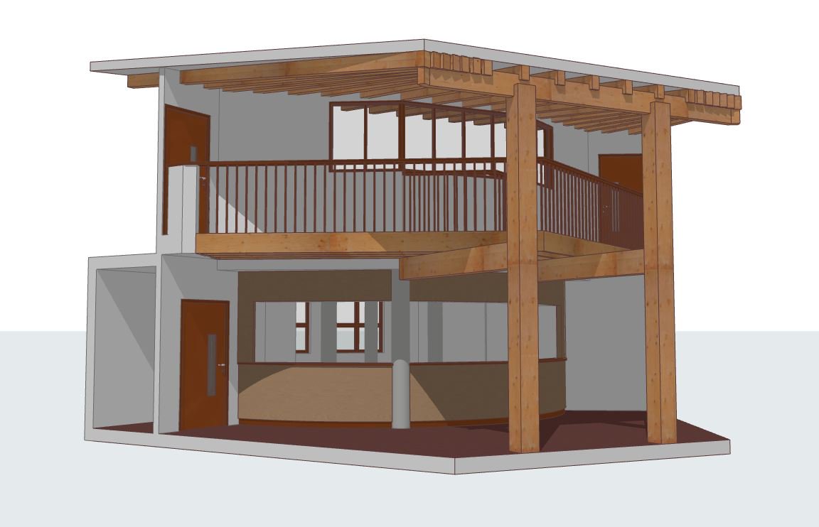 Team4BIM's tweet photo. #ArchiFrame modeling (#drafting wooden structures) by #Archicadteam.com. Contact us- team4bim@gmail.com https://t.co/4mw6kCqJrH