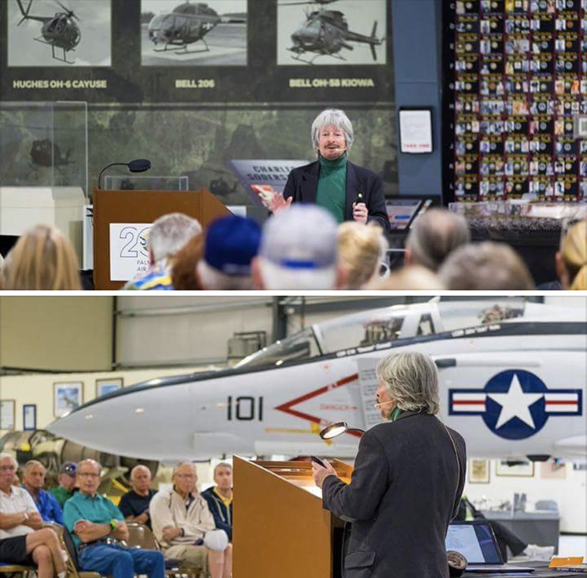 OneBrooks's tweet image. This last Saturday I had the honor of presenting a lecture on the history of Dogfights, the History Channel series I co-created with Cynthia Harrison-Wallach and Jason McKinley. #HistoryChannel #Dogfights #PalmSprings