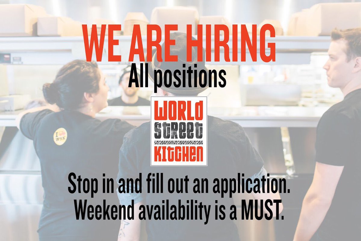 Looking for some amazing individuals to join the family!