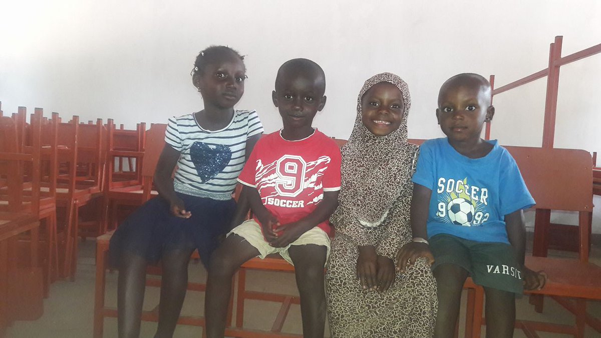 Gambia200's tweet image. Lanwarr Community Preschool are moving forward with preparing the setting for children. This week thanks to the grant from @TCCcharity the chairs, tables &amp;amp; desks arrived. As you can see, they've been #qualitychecked TY Thomas Cook Children's Charity
#WednesdayMotivation #charity