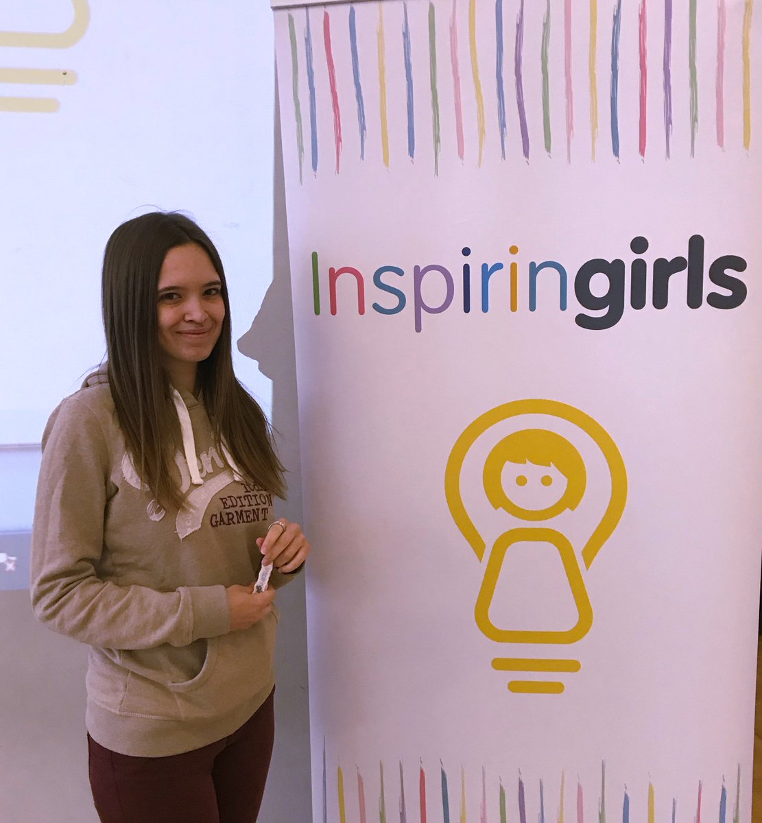 byteout's tweet photo. Our developer Jelena Krmar is inspiring girls today with her story! 👩‍💻
#ByteoutGirls #byteoutpeople #byteout #InspirinGirls https://t.co/mGMfwZ8kGJ