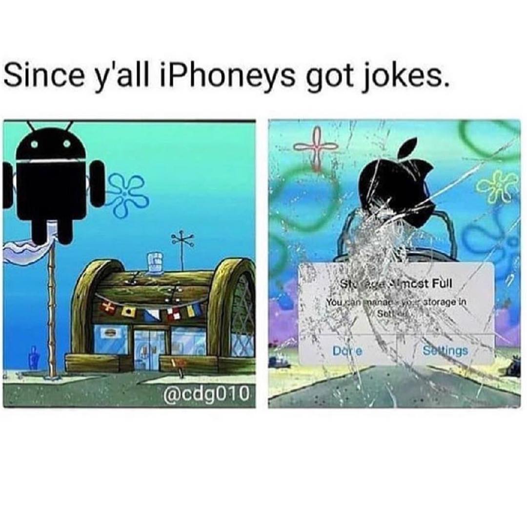 On Twitter SpongeBob Meme Android Vs