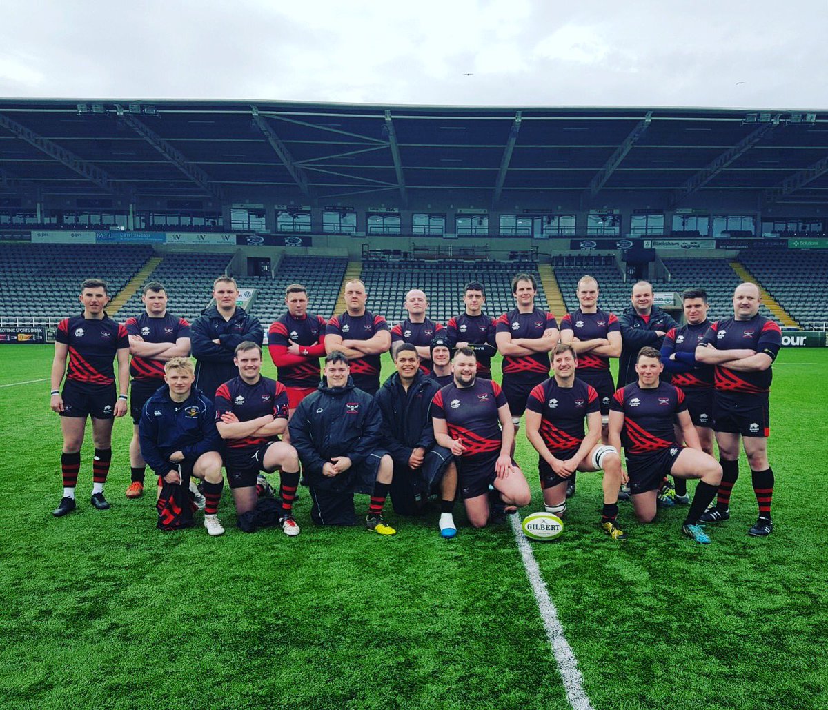 <a href="/RAFRugbyUnion/">RAF Rugby Union</a> Massive 36-27 win from the buccs. All credit goes out the @raflossiemouth for the tough encounter! And a special thanks to @FalconsRugby for the use of Kingston Park. #upthebuccs
