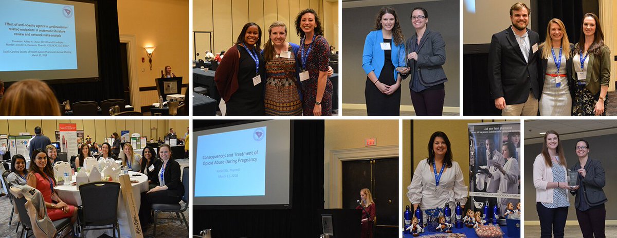 PC_Pharmacy's tweet photo. The #PresbyterianCollege School of #Pharmacy joined other pharmacists, technicians, and students from across the state at the @SCSHPharmacy (SCSHP) annual meeting in Hilton Head from March 11-13. Read more: https://t.co/yLGFdFfQvX

#SCSHP
#BeABlueHose
#OnOnPC https://t.co/KL4SxPP2Us
