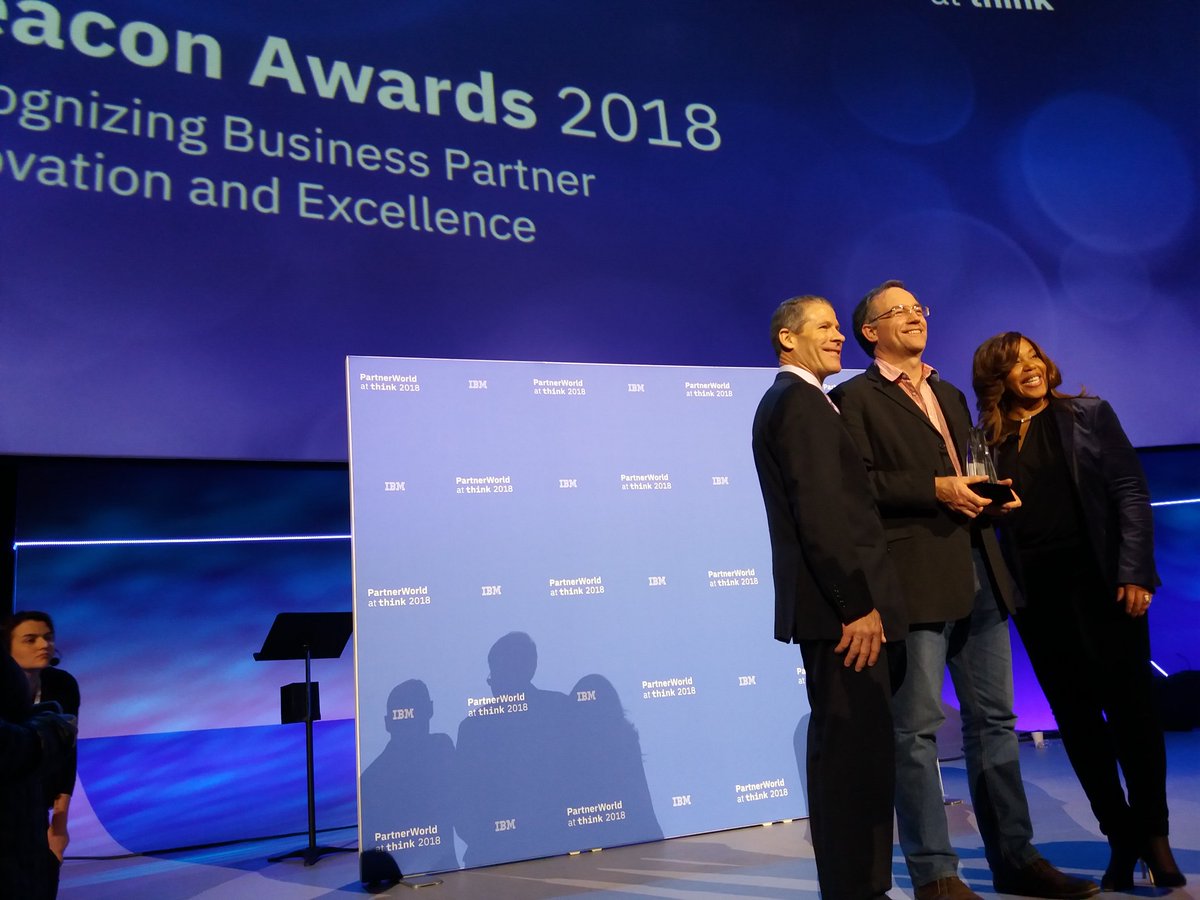 branded_3's tweet photo. Well done to Editor Simon Peel for the Beacon Finalist award at #IBMThink2018 #IBMThink https://t.co/RtiPMFQB6x