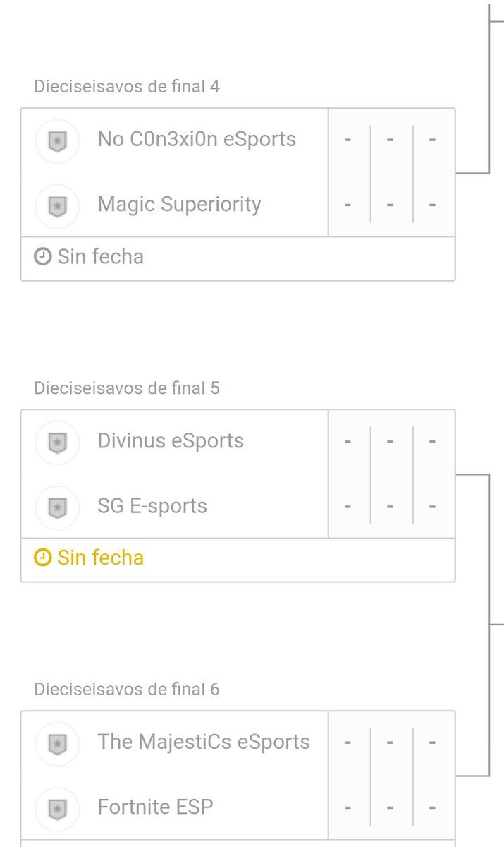 FCompeticiones's tweet photo. 🎉🎉Ya tenemos los equipos a los que os enfrentareis!!!🎉🎉

🕹️🕹️Los dieciseisavos lo jugareis el Viernes contactad con el equipo para que no haya ningún problema🕹️🕹️

💪💪¡¡¡¡¡SUERTE!!!!!!💪💪 https://t.co/2ZTbY7WsjR
