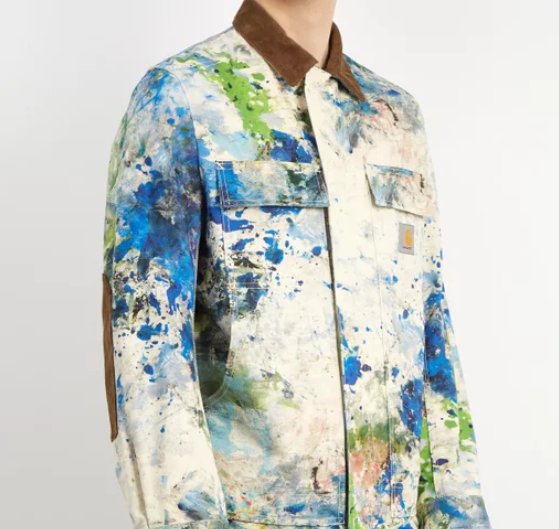 There's a thin, thin line between high fashion and hobo apparel. Walk it in style with this paint-splattered jacket.
piqq.co/?item=56394618…
