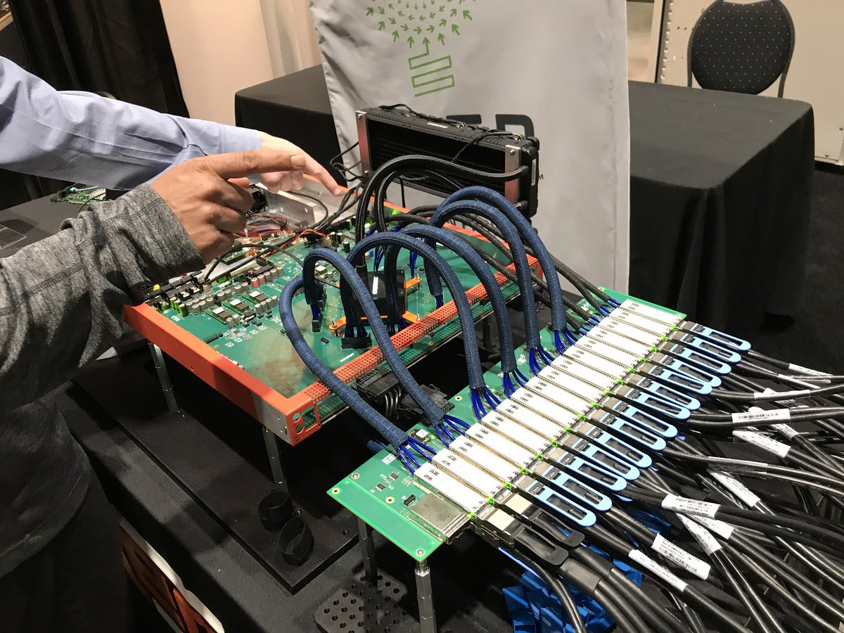 SamtecInc's tweet photo. The following are demos that are going to at #OCP #OCPSummit2018.
•Samtec #Flyover™ QSFP-DD Enabled Modular Switch Architecture Demonstration
•Samtec-Credo Modular #56Gbps PAM4 Switch Architecture Demonstration
•Samtec’s 28 Gbps Product Demonstrator
and MORE! https://t.co/dBPjOchcmz