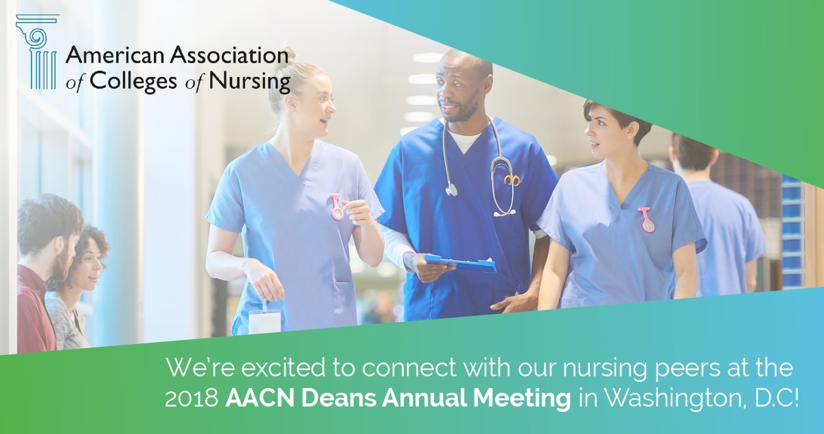 BenchwksElentra's tweet image. We're headed to the @AACNursing Deans Annual Meeting in DC & we can't to connect with our #NursingSchool professionals! Find us at our table, or set an appointment w/us now for the show. go.macmillanlearning.com/2018-AACN-Dean…
#PoweredbyWhy #ProgramAssessment #Highered #AACN #NursingEducation