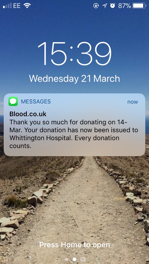 MIHiggi's tweet photo. Just had confirmation that my donation has been issued β€οΈ
@GiveBloodNHS @NHSBT #GiveBlood #SaveaLife #TeamONegative https://t.co/Y0n28pPsN2