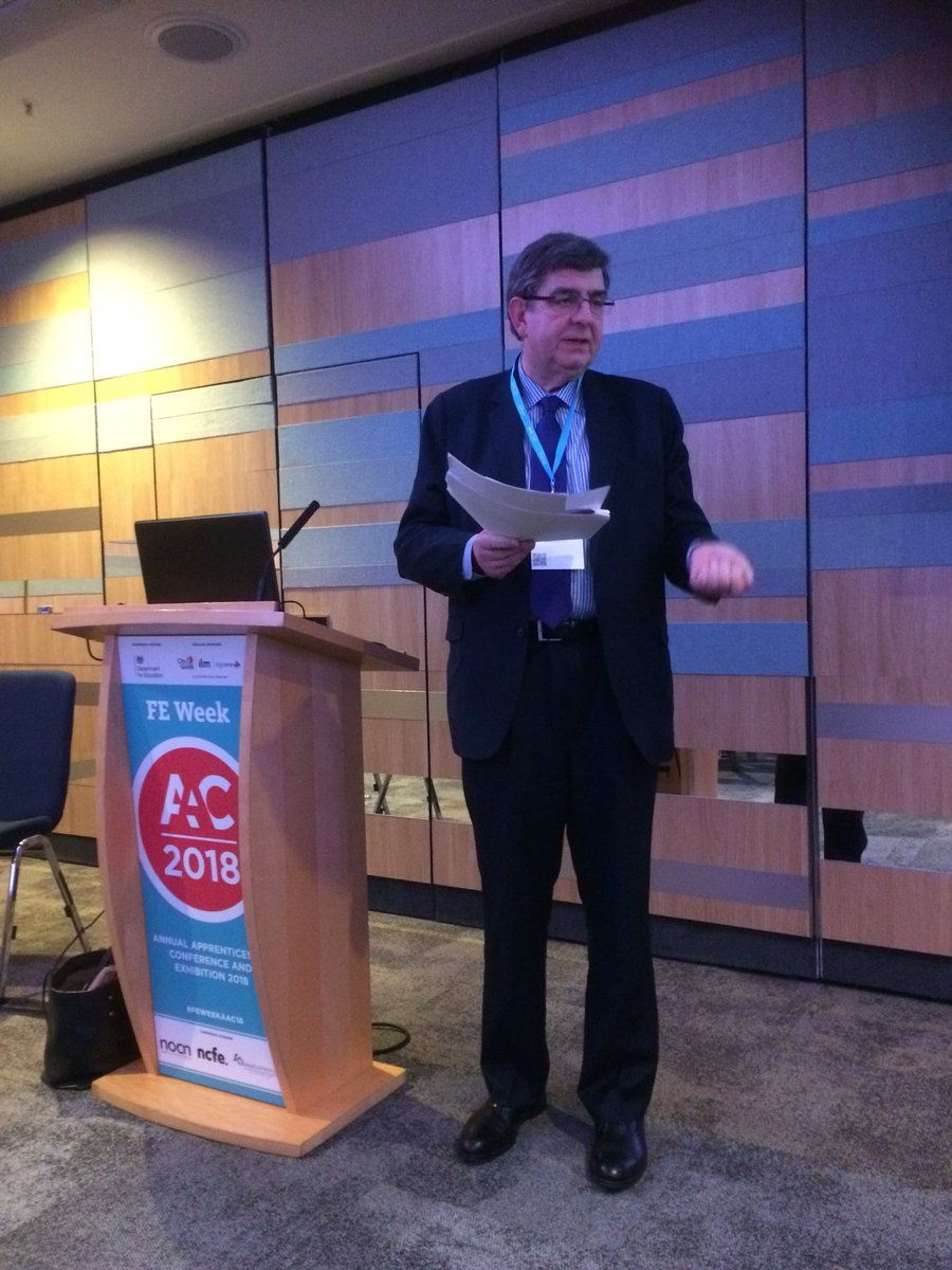 FEWeek's tweet photo. John McNamara says @Innovate_Awards will do mock assessments for all standards for which they deliver EPA #FEWEEKAAC18 https://t.co/l7Z8K4Pf3o