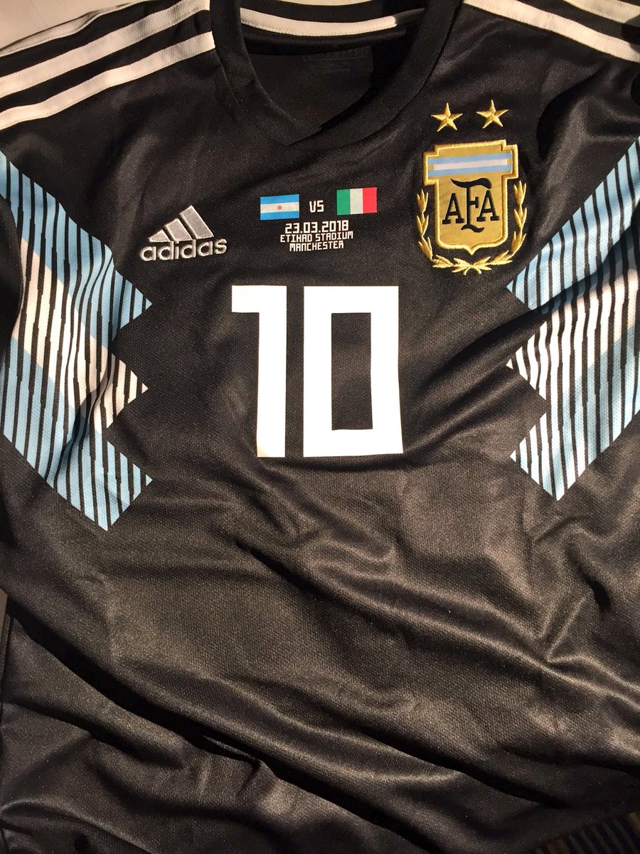 messi black argentina jersey