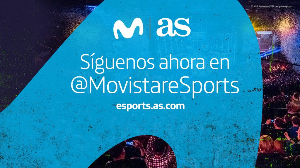 En <a href="/AS_Esports_/">AS Esports</a> nos hemos unido con <a href="/MovistareSports/">Movistar eSports</a> para ser aún más grandes y ofrecerte directos, vídeos exclusivos y toda la información de eSports. Nos puedes seguir desde ya en <a href="/MovistareSports/">Movistar eSports</a> y en esports.as.com ¡Contamos contigo!