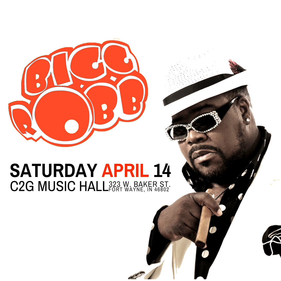 B_StreetCentre's tweet photo. Let’s welcome BIGG ROBB to #FortWayne on 4/14 #C2GLive #biggrobb #DTFW  @heybiggrobb https://t.co/VtUASIQ5Um