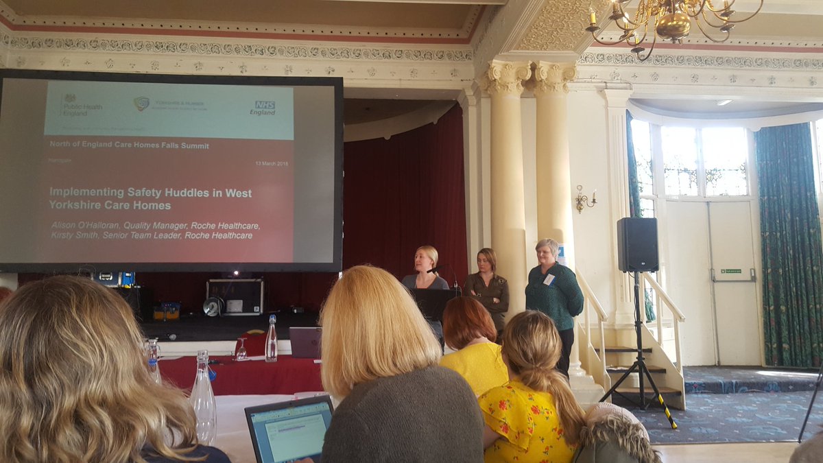 meljanejohnson's tweet photo. @Improve_Academy team from Roche talking about their experiences with safety huddles. https://t.co/5CmZzfddTh