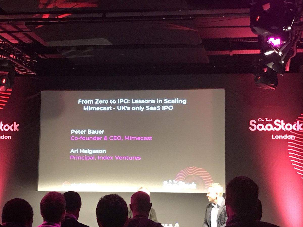 From Zero to IPO: Lessons in scaling from Mimecast CEO #SaaStockLDN