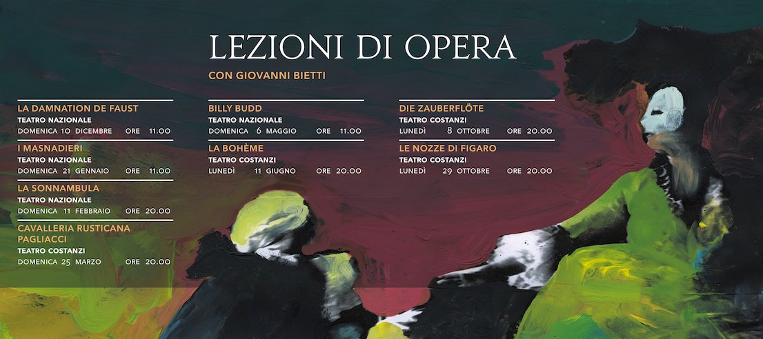 OperaRoma's tweet photo. #LezionidiOpera con @giovannibietti
L'appuntamento di domenica 25 marzo è dedicato a "Cavalleria rusticana" e "Pagliacci"
#operaroma https://t.co/bwuHBVDKqB