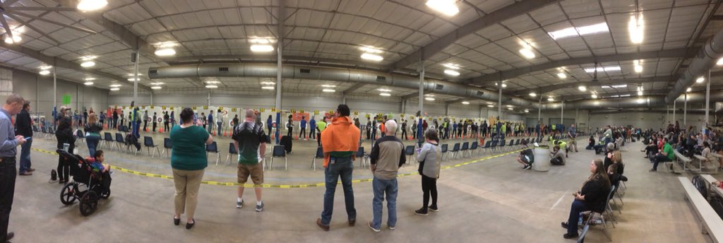 <a href="/Killian_MS/">Killian MS</a> archery team competing in the state tournament. 🏹 🎯