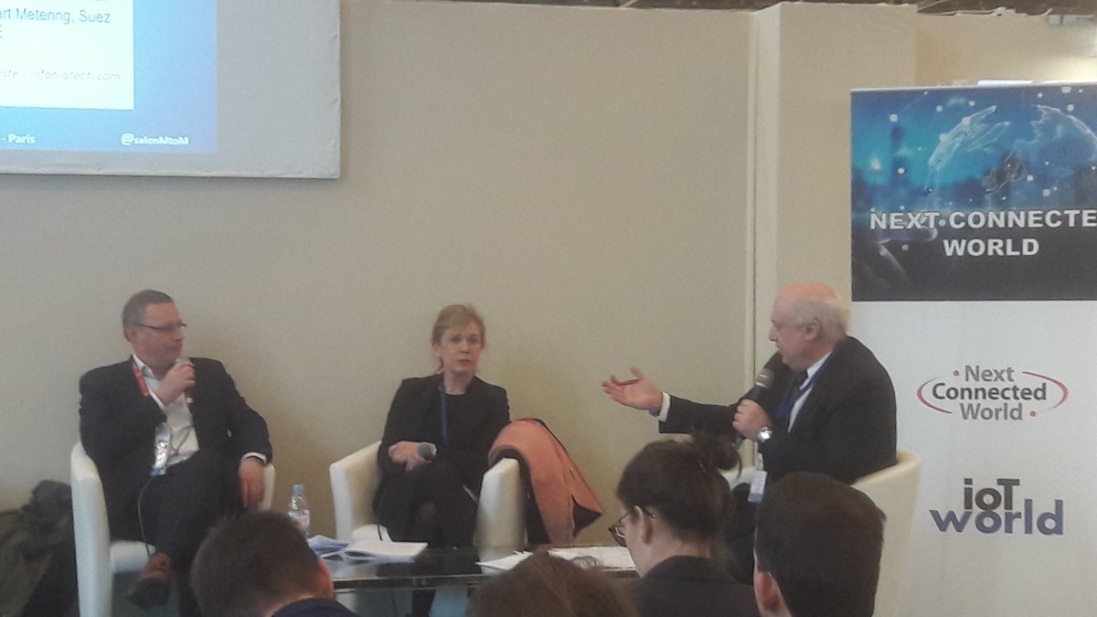 PascalBlancPB's tweet image. Eric Farnier de @SUEZsmartsol et @WIZE_Alliance  intervient à la table ronde #normalisation #IoT  au salon #IoTWorld  #MtoMES18