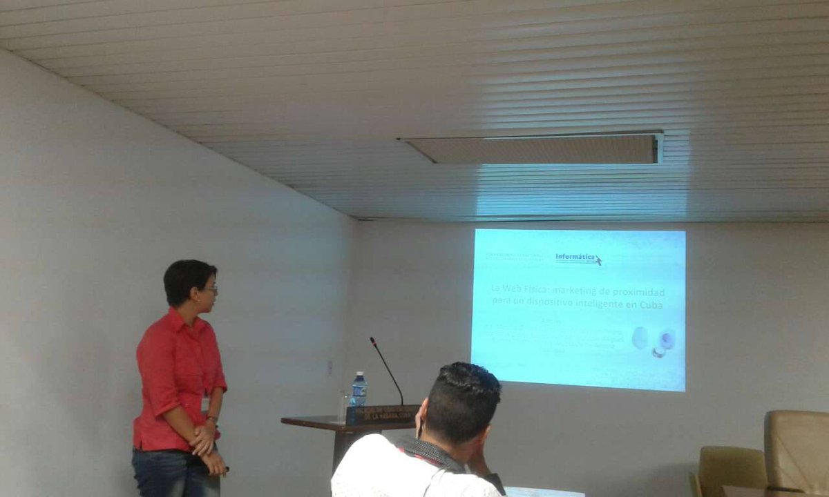 portalcuba's tweet image. #Citmatel presente en @InformaticaHab 
Conferencias
📌 "Tu tienda en el bolsillo"
📌 "La Web Física: marketing de proximidad para un dispositivo inteligente en Cuba" 
#Informática2018 #Cuba