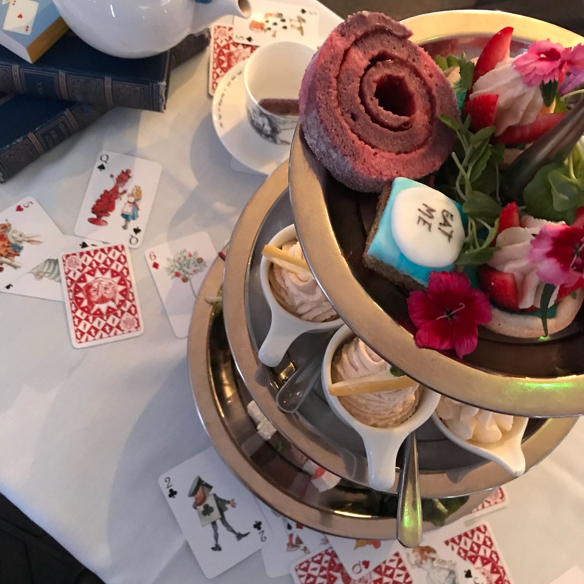 Disney’s Alice in Wonderland themed afternoon tea! 
Y O U  W I L L  B E   ‘M A D H A T T E R’  T O    M I S S   I T !
0115 9484414, fo1@lacemarkethotel.co.uk...£17pp 
#afternoontea #aliceinwonderland #madhatters #lovenotts #itsinnottingham #notts  #merchants #lacemarkethotel