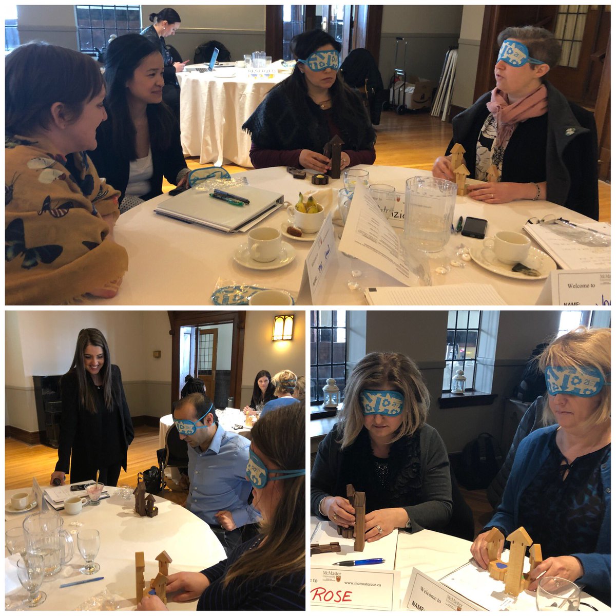 Empathy toy game underway at #StrategicLeaders.  Lots of fun and learning @McMasterContEd.