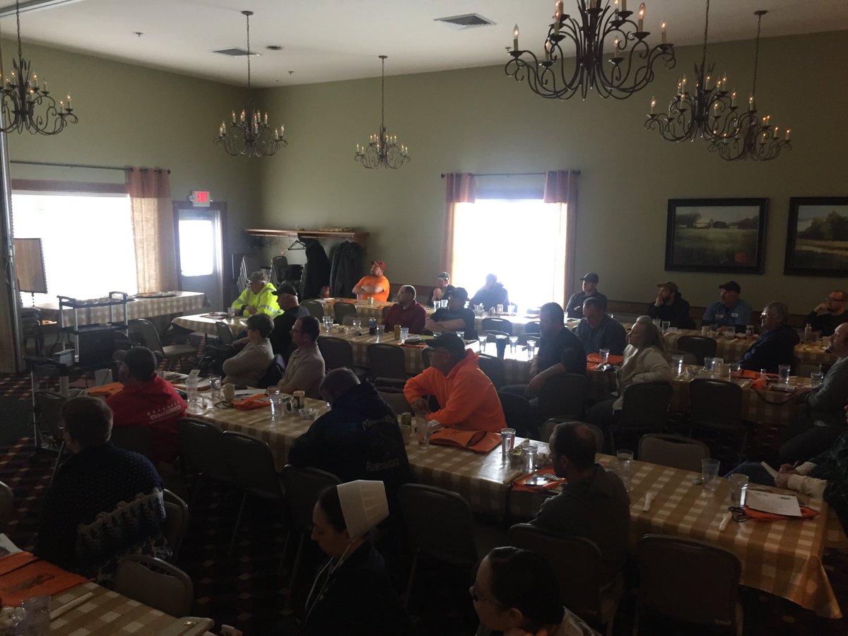OHIO811's tweet photo. We want to thank everyone who came to our excavator seminar at Berlin Farmstead in Millersburg, Ohio!  #OUPS #call811 https://t.co/kRBFxoLPiY
