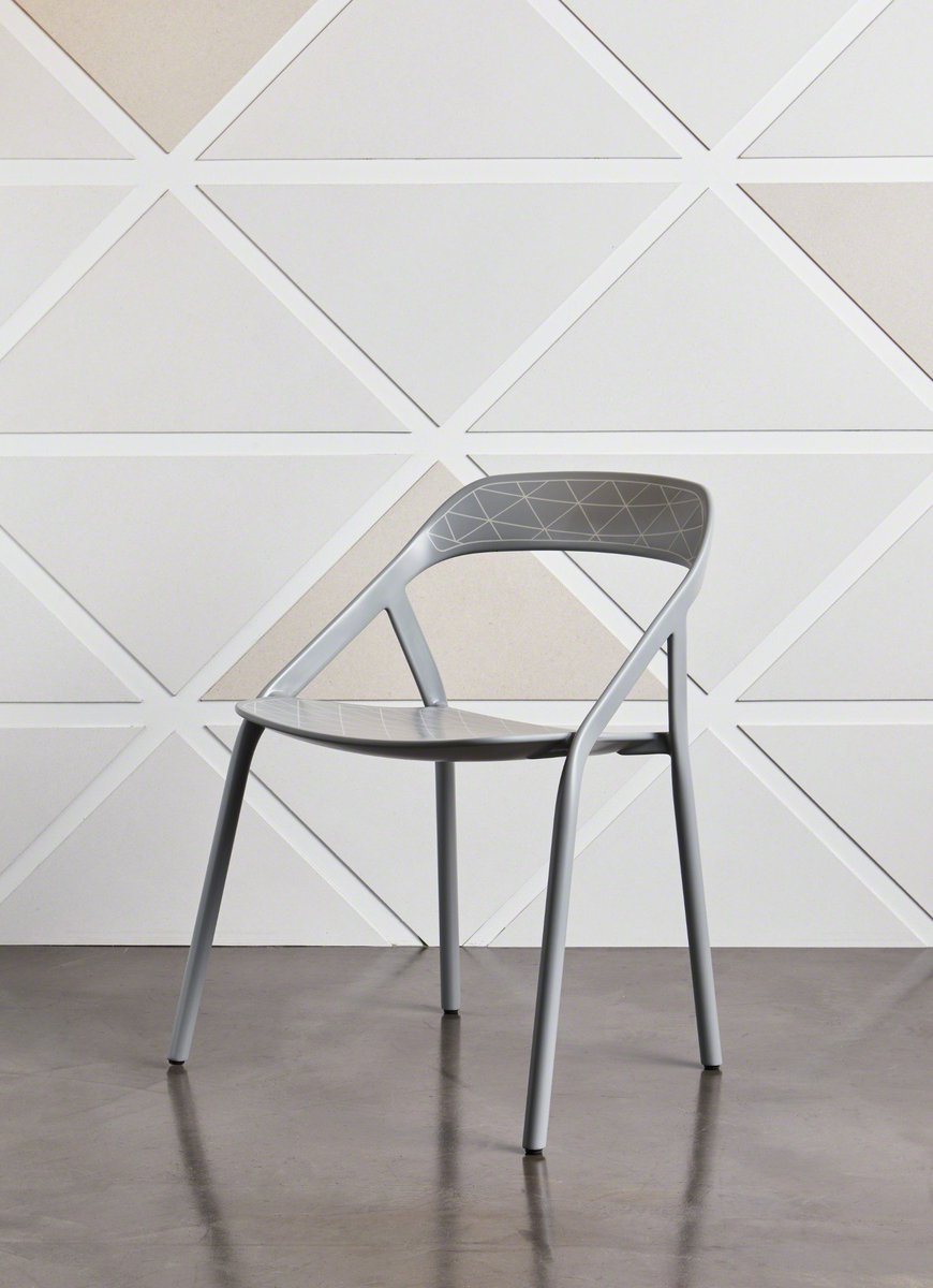 Coalesse's tweet photo. Were you at #JECworld in Paris last week? We showcased the #LessThanFive Chair, as part of the "Make It Real" planet exhibition, to thousands of design professionals & enthusiasts. https://t.co/GtLgSdUG0j