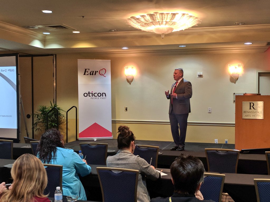 EarQ's tweet photo. We're kicking off our first #FocusEvent with our longest partner, @OticonUSA in #NOLA. https://t.co/ck94vTcdMr